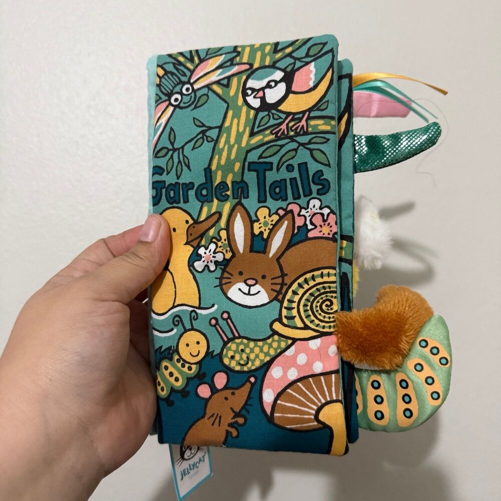 Jellycat Garden Tails Book